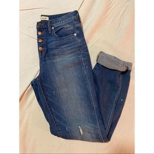 Madewell High Rise Slim Boyjean